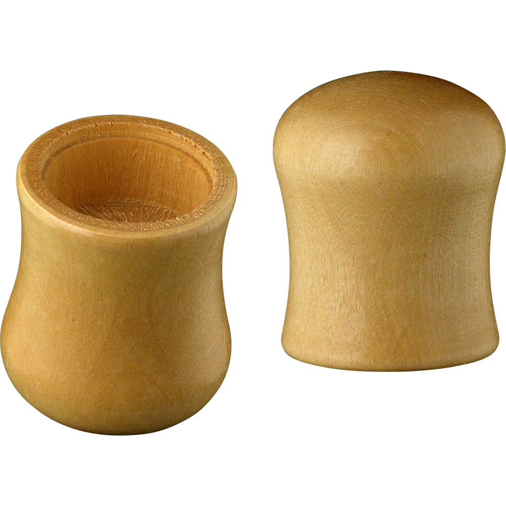 Wood massagers machined from hardwood including back massagers