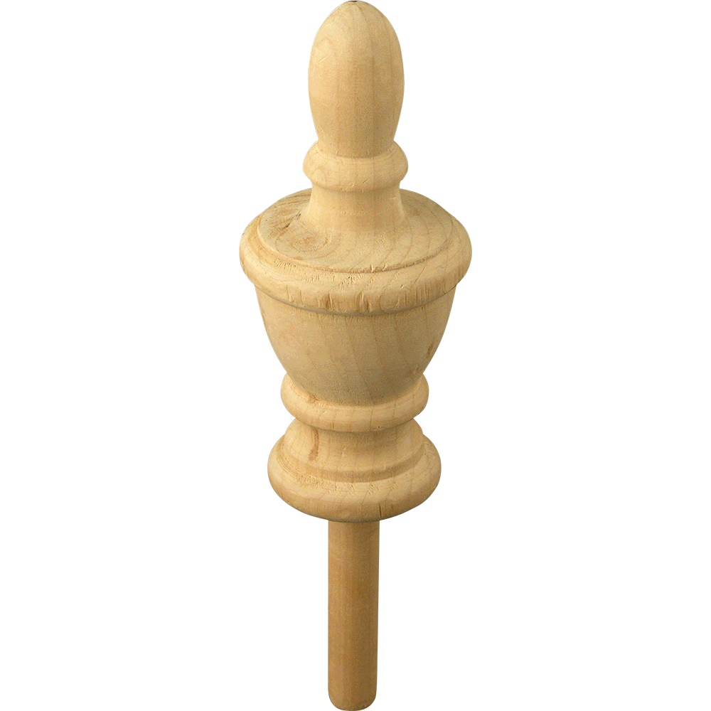 Turned and shaped finials for any application.